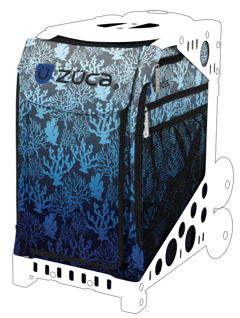 Bag - 18" Wheels Sport (Turquoise Zuca Reef Flashing Frame) with