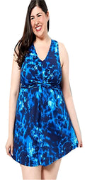 Swimsuit Ilyas Size Dr. Swimdress 14 UPF50 by II Detached Brief w AmberNoon Erum