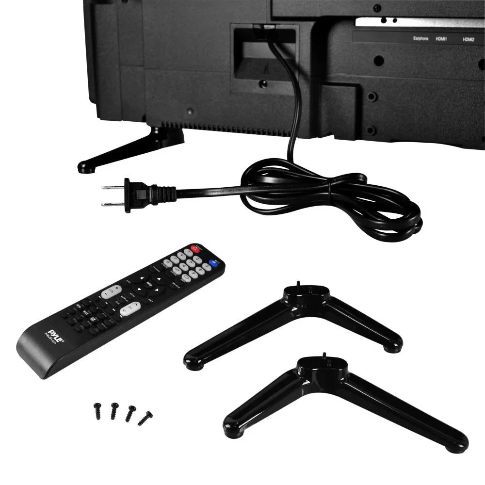 Pack) Pyle 2 LED Widescreen TV x Inch HD 1080p PTVDLED32.5 with Player 32 DVD (2