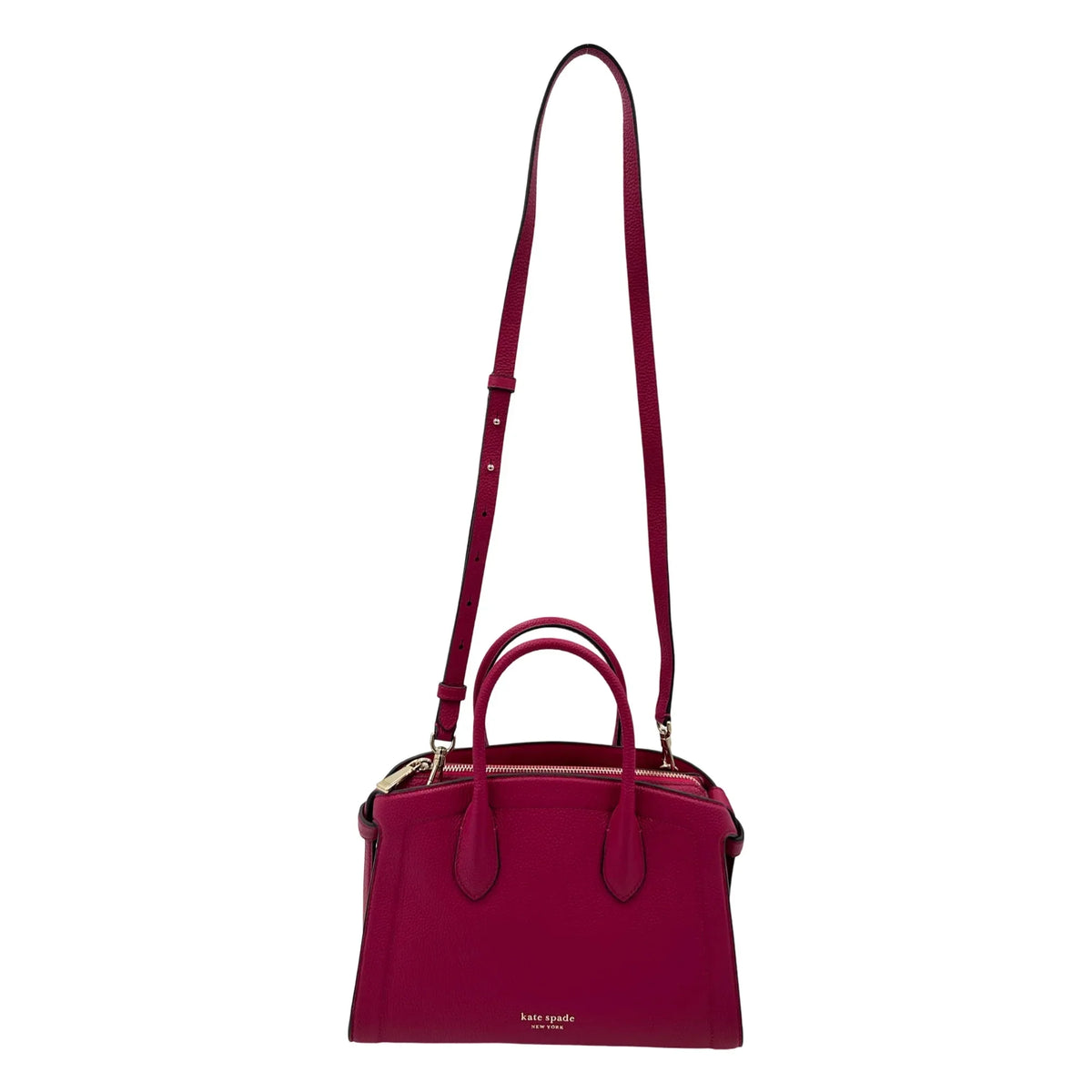 Satchel Colorblocked Medium - Kate Multi Top Spade Zip Knott Renaissance Rose