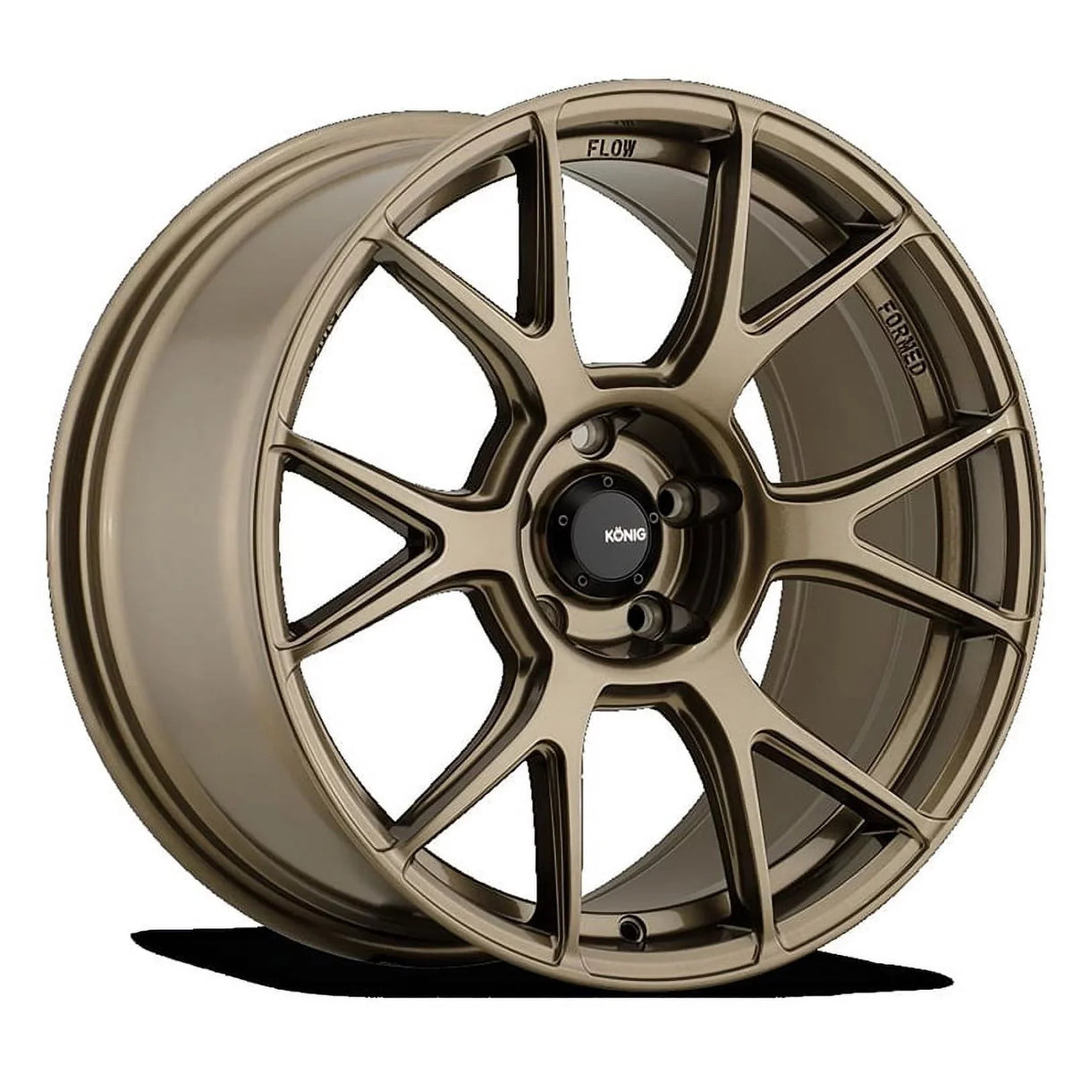 Bronze +40et Ampliform Gloss 5x114.3 17x8 56BZ Konig Wheel