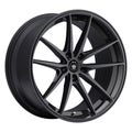 '+45et Gloss 17x8 Konig Oversteer Black 37B Wheel 5x100