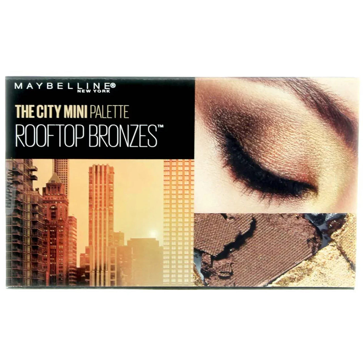 Eyeshadow Mini 2) oz Rooftop Bronzes The Palette, of City (Pack Maybelline 0.14