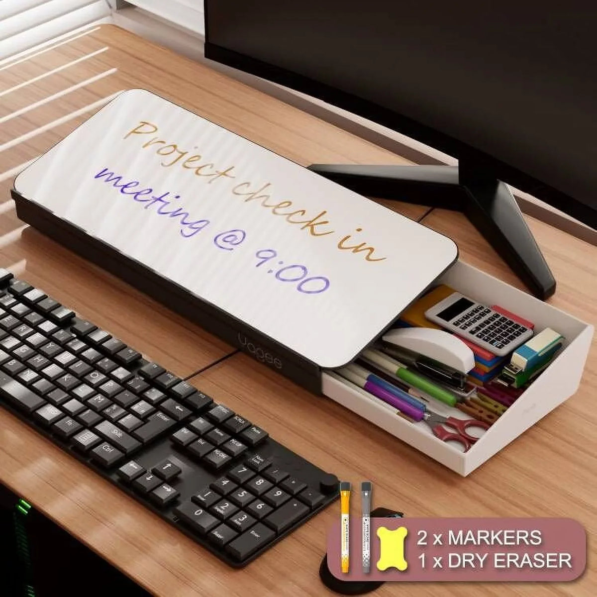 Design Accessories, Supplies for Board Desktop Split with Dry Home, YaGee Whiteboard, Erase School Desk Organizers Office