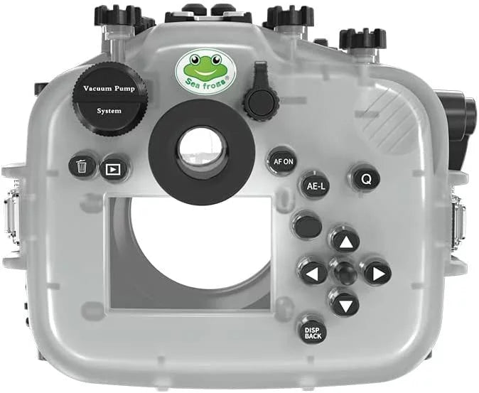 X-T4 for Scuba Seafrogs Flat Camera Port Case Waterproof Fujifilm w/Short Underwater Fuji [40M/130FT] Housing xt4