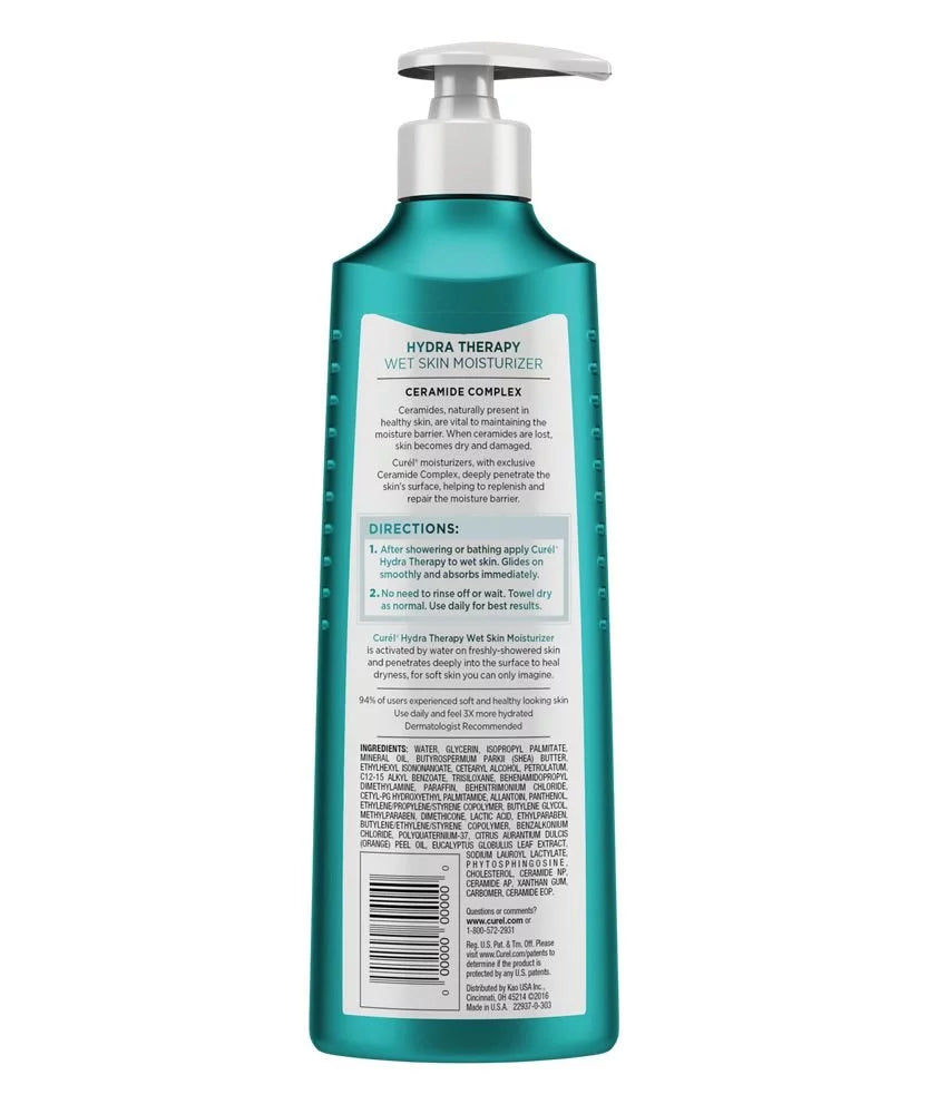 Skincare 3) Curel Defense oz Moisturizer, Itch 12 Therapy of Skin Wet Hydra (Pack
