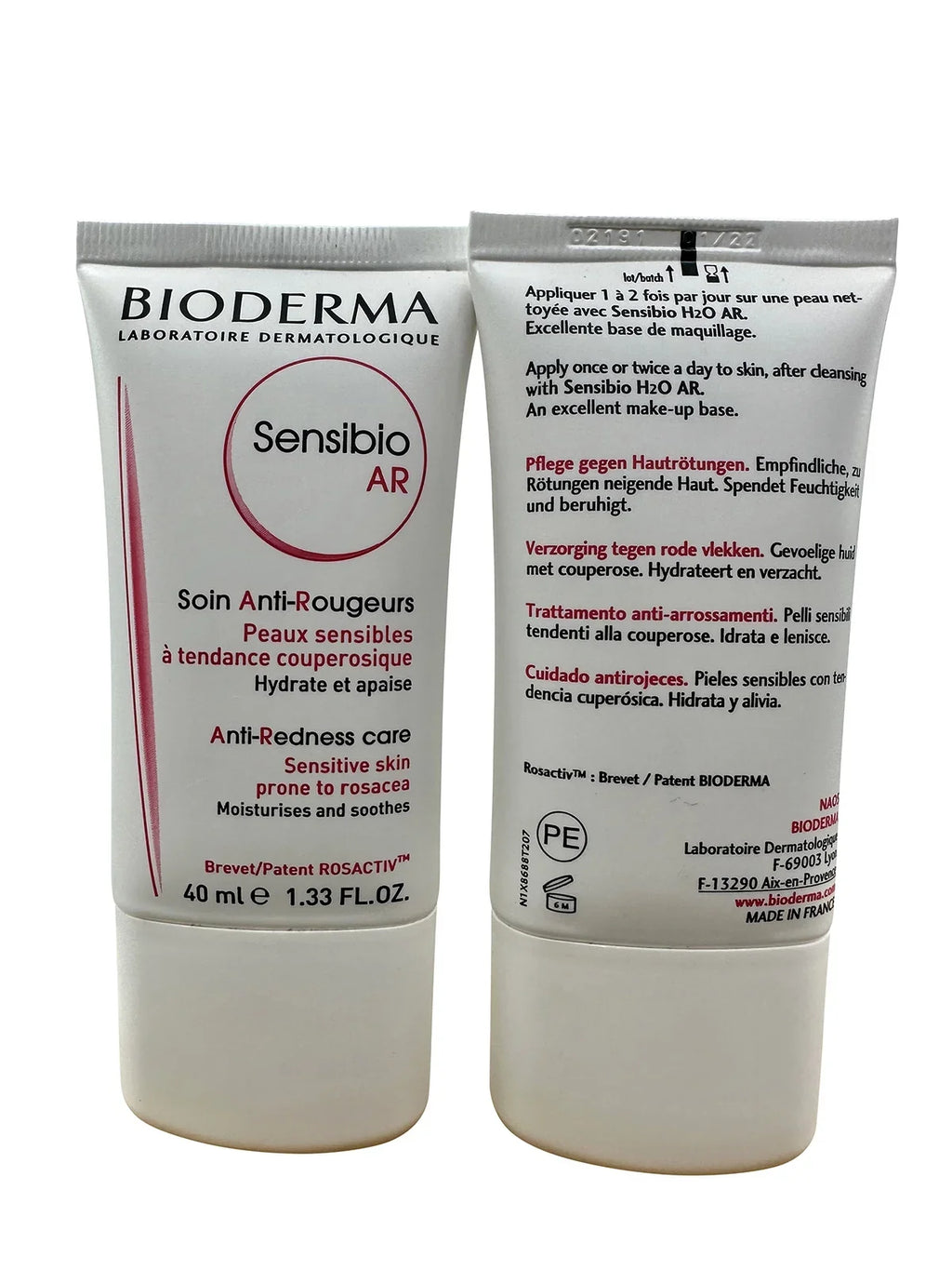Redness 1.33 Care of 2 Anti Bioderma Cream AR oz Sensibio Set