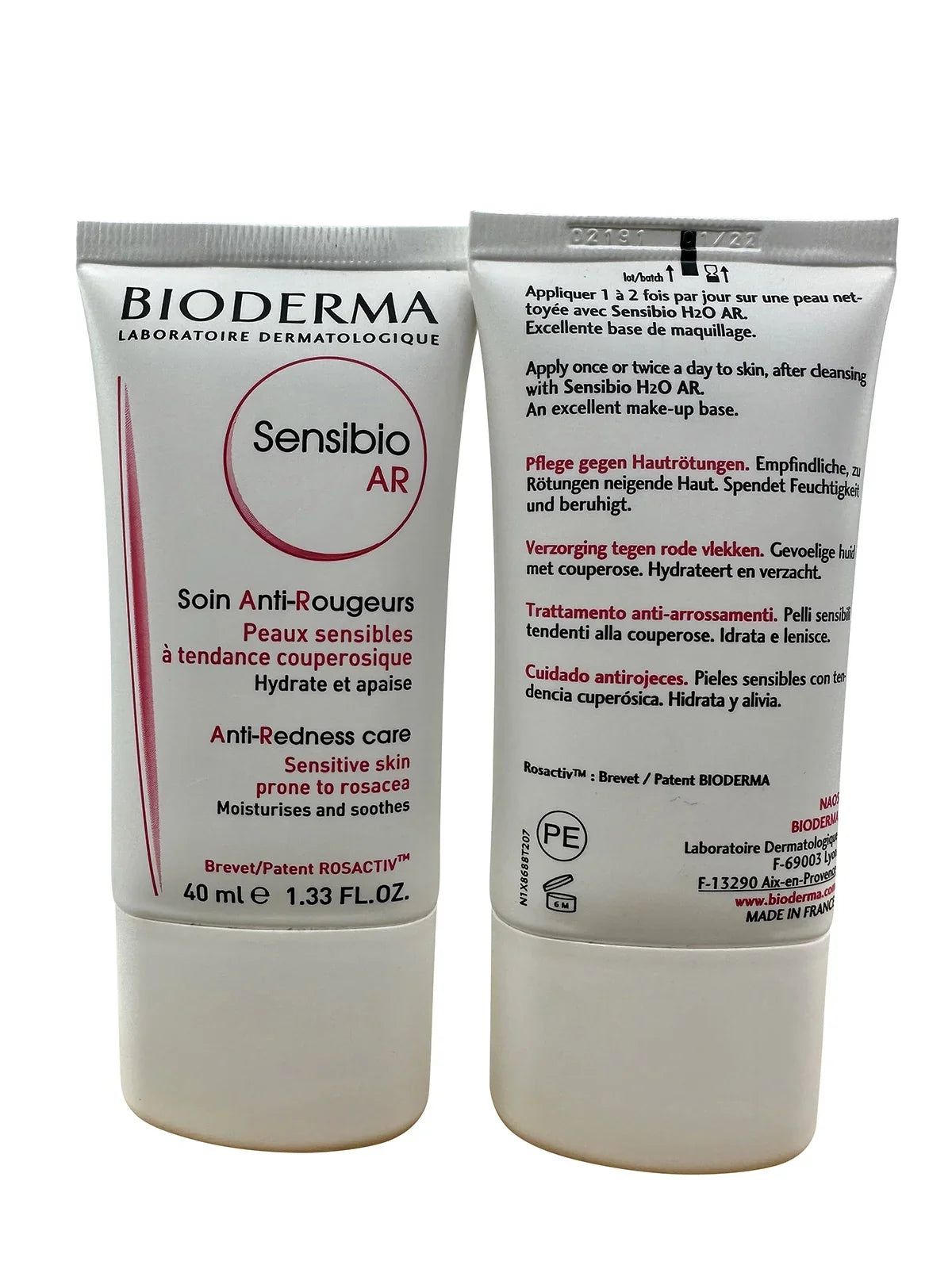 Redness 1.33 Care of 2 Anti Bioderma Cream AR oz Sensibio Set
