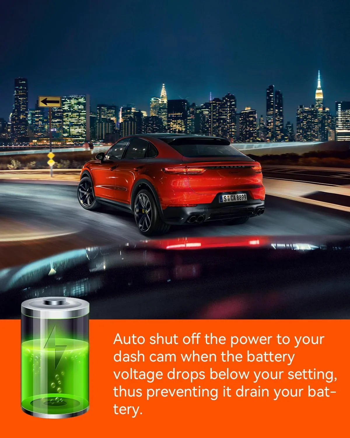 with USB-C Dashcams OBD Hardwiring listing) LCD for (See Cable Screen Vantrue