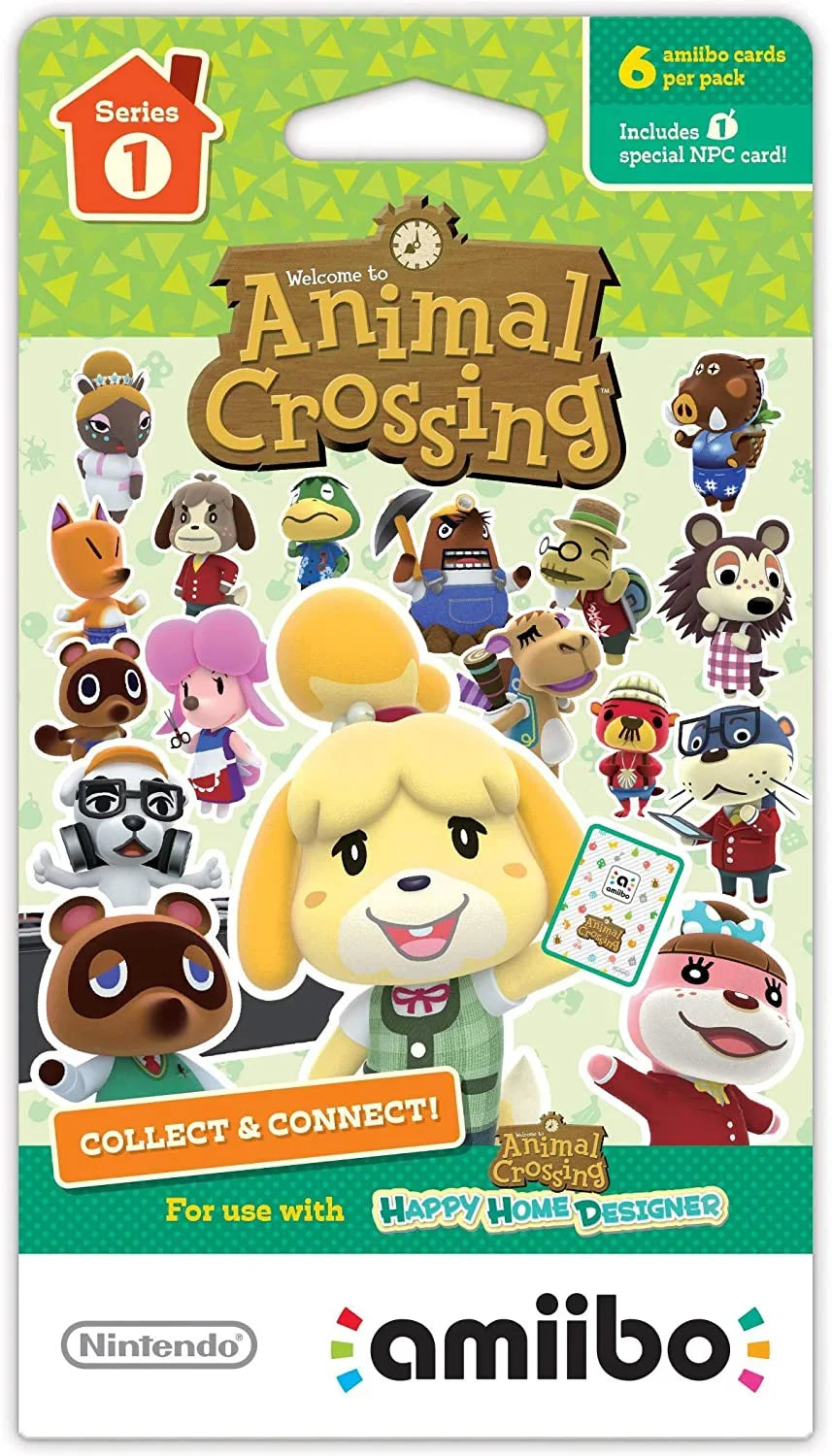Includes Cards/Pack) 24 2, Total for Crossing U 3DS, Nintendo Cards Wii Series 4 Animal Nintendo (6 3, Cards amiibo (Bundle) 1-Pack 1, and