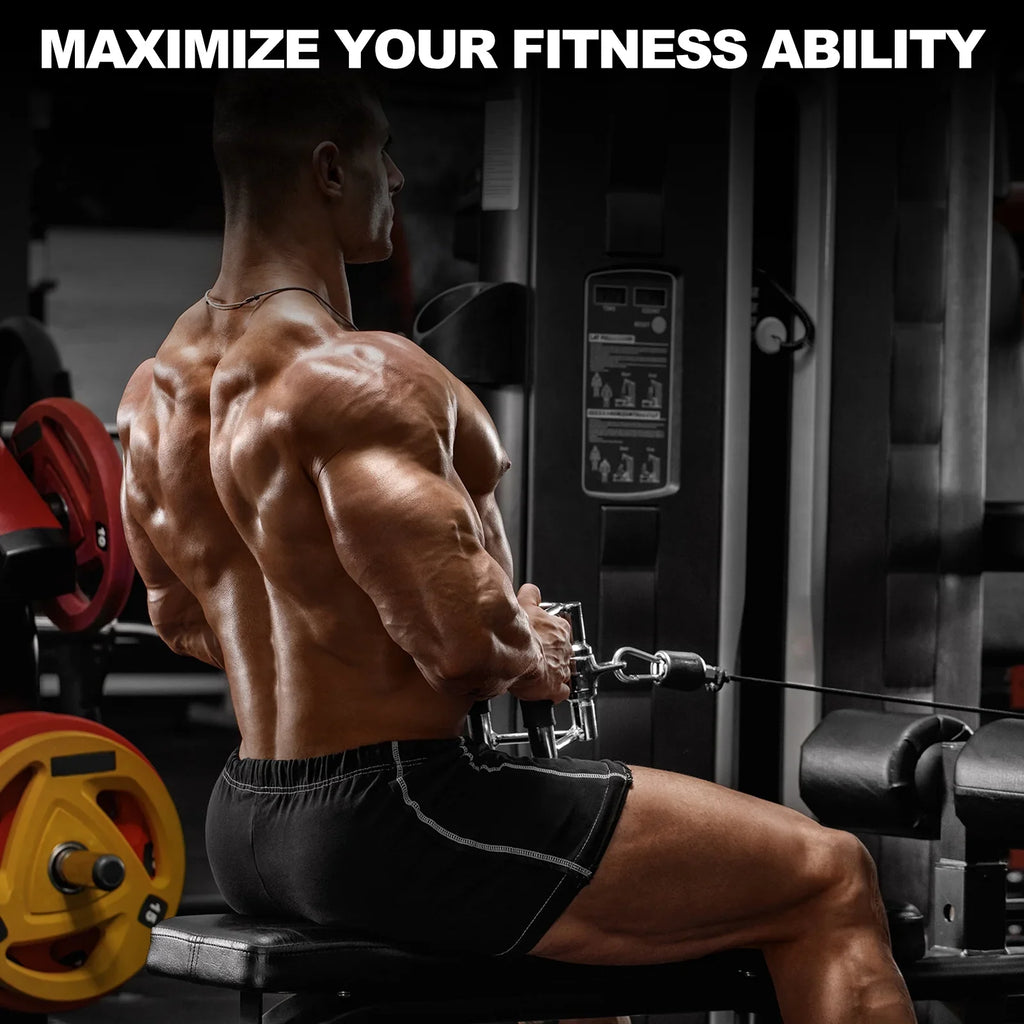 Cable Down Silver Attachment Press Accessories, Machine Gym for Tricep