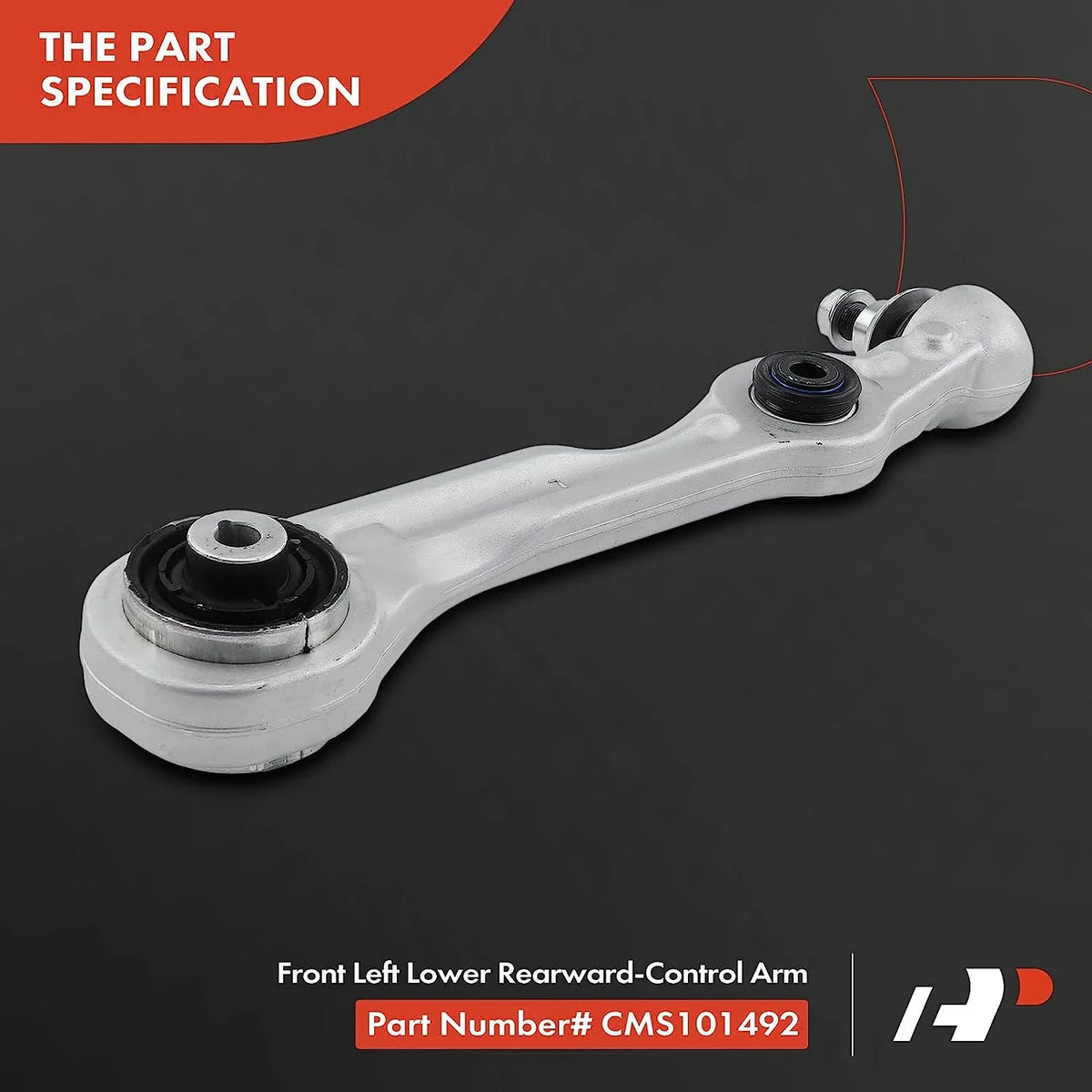 S550e Control S450 Mercedes-Benz AMG 2014-2017, 2018-2019, & Rearward S550 S63 Arm, Left 2015-2017 Compatible Joint A-Premium with Lower S560 with 2015-2017, Front Ball 2018-2019, Bushing,