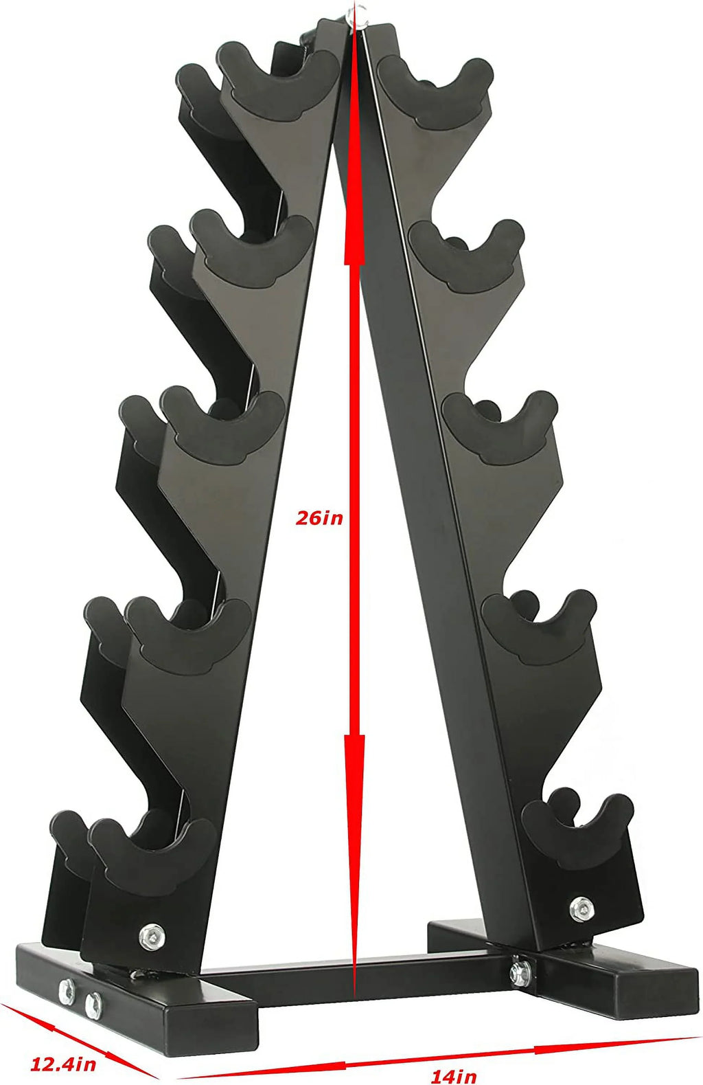Rack 150 Rubber Dumbbells Hex Set and Coated Pound with Dumbbell
