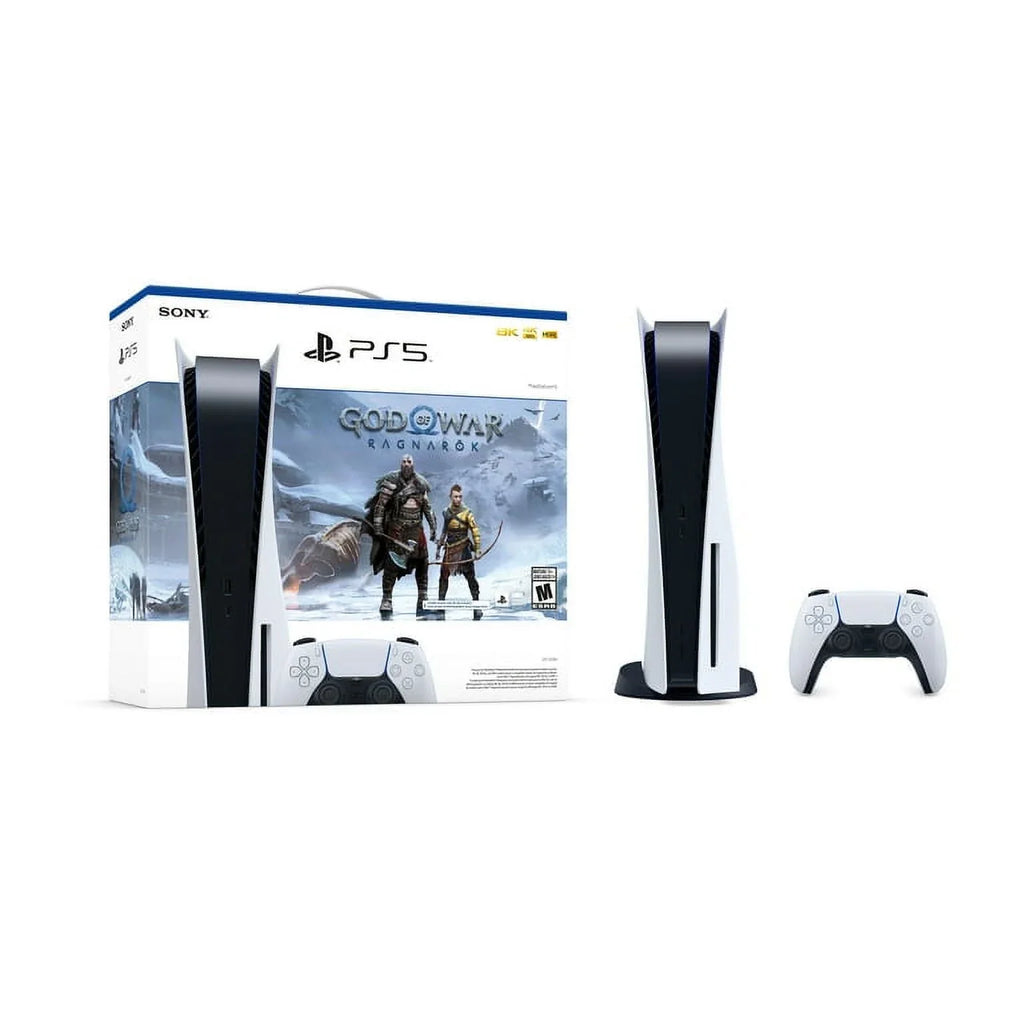 with (Disc Bundle PlayStation_PS5 Version) of Ragnarök War(GOW) TEC Gaming New God Sony Console