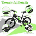 20in Bike Bicycle Kids Disc Double High Child 7 Carbon Bike Speed Steel Brake w/