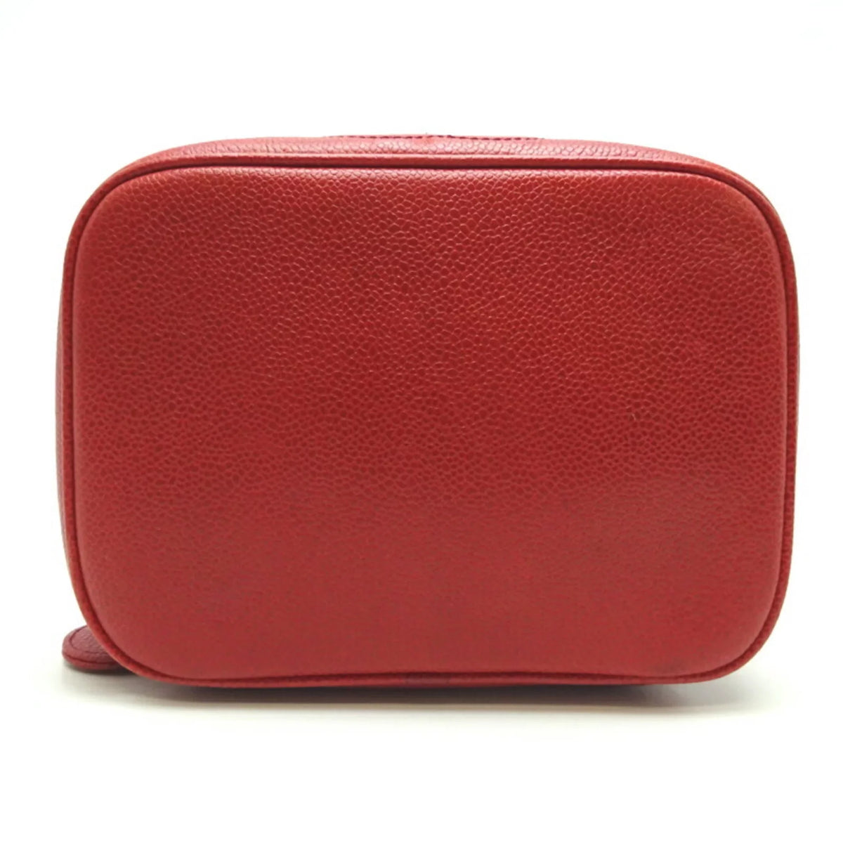 Skin Vanity Handbag Chanel Red Caviar Ladies Bag Pre-Owned (Good)