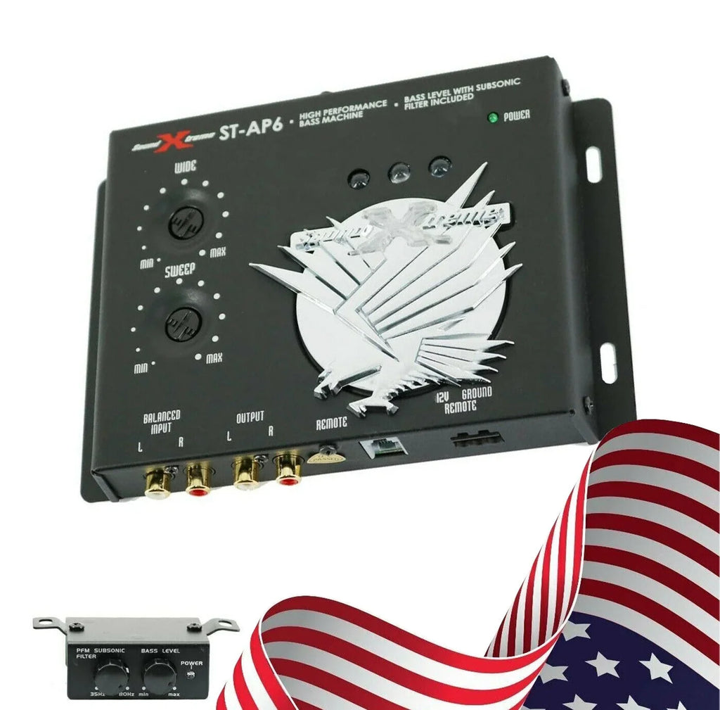 Maximizer 13.5V, Din Car Audio 1/2 ST-6 SoundXtreme Bass Digital Bundle Processor,