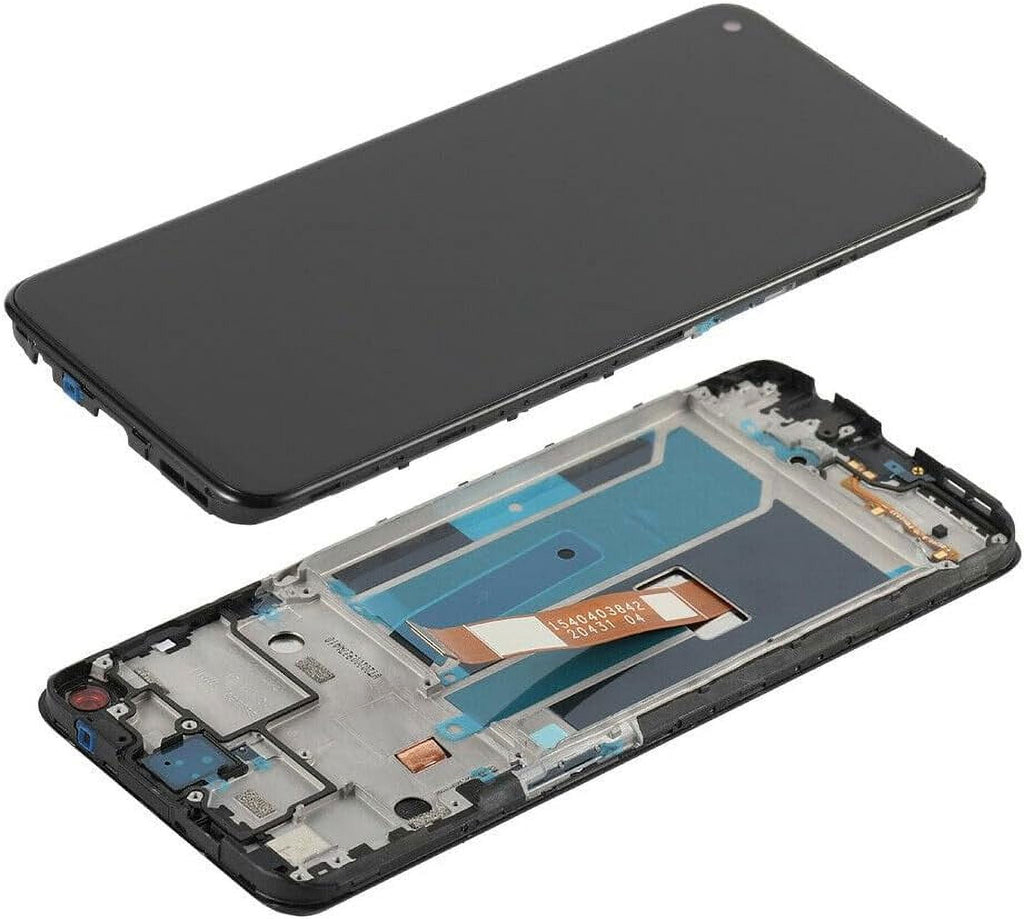 BE2025, Assembly 5G Plus Display N10 Screen 6.49" BE2029, for Replacement Nord BE2026, Touch Frame(Not Digitizer N100) Nord LCD One BE2028 with for