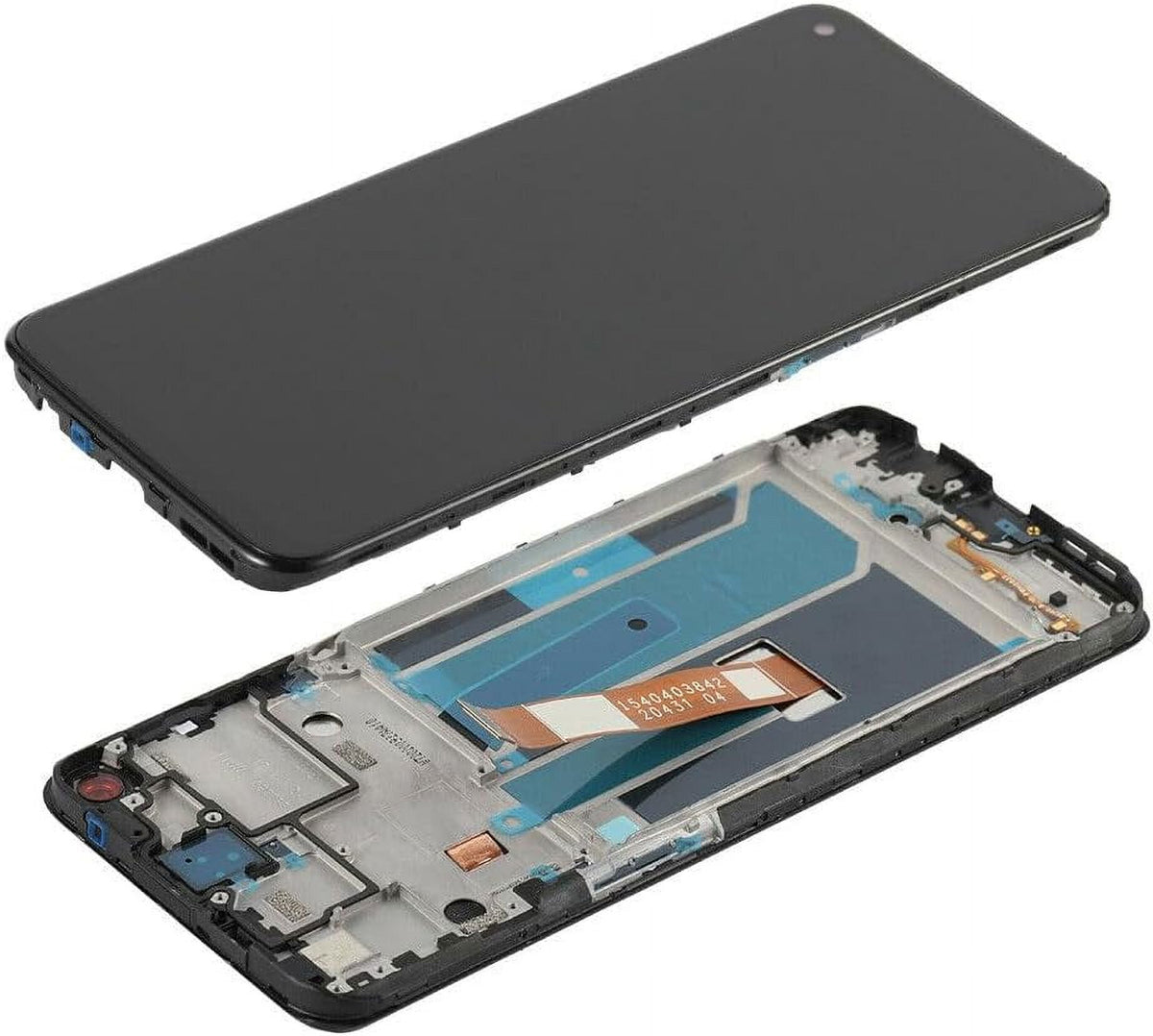 BE2025, Assembly 5G Plus Display N10 Screen 6.49" BE2029, for Replacement Nord BE2026, Touch Frame(Not Digitizer N100) Nord LCD One BE2028 with for