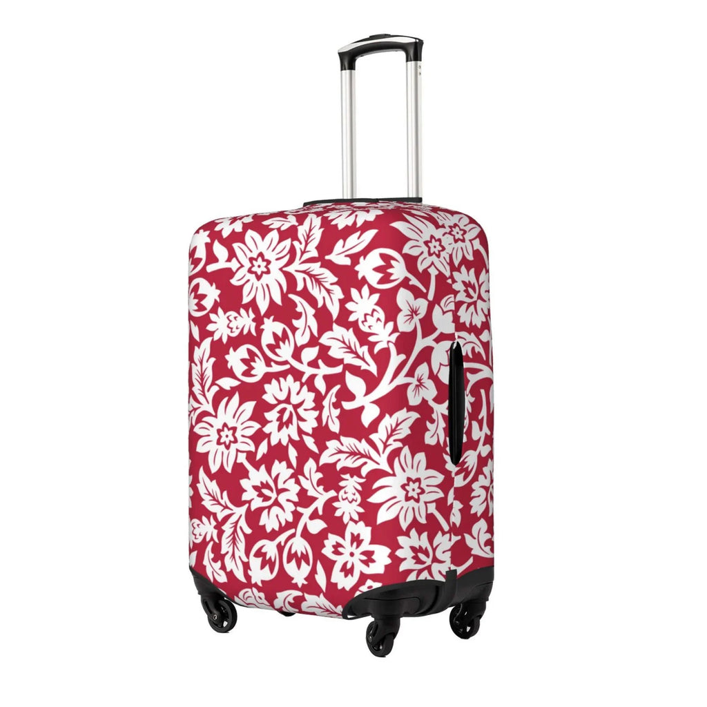 Bingfone Luggage Suitcase Inch Anti-Scratch Luggage Cover 18-32 Cover Fits Washable Protector Suitcase Flowers Red Cover