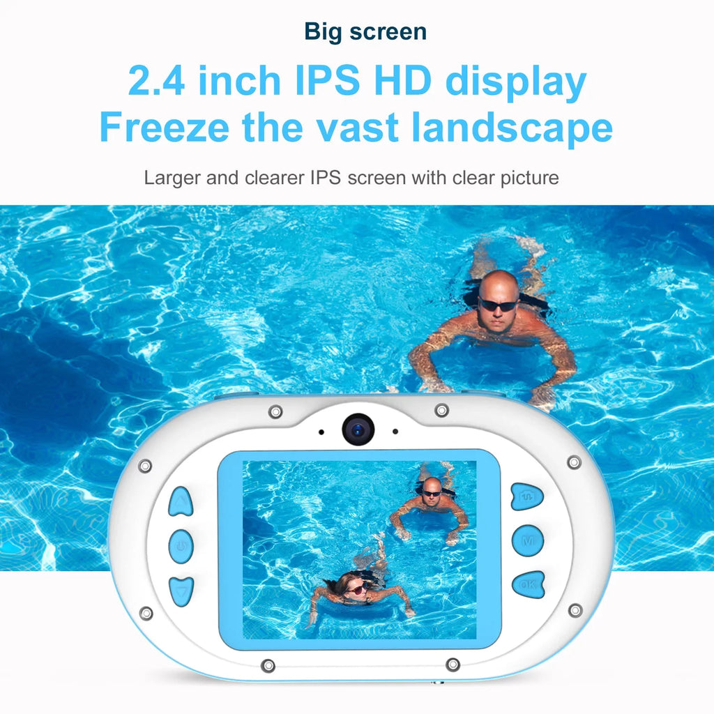 for 2.4 Inch Front Rear 8MP IPS Screen Dual Self-timer PhotoVideo Waterproof One-click with Anself Digital 5s Cameras and