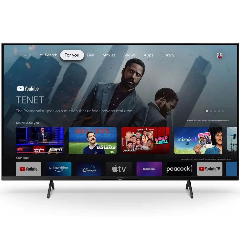Cables Motion KD50X85K Reactive TV Mount, Monster Full Smart Sony Sound Monster TV with Strip Light Home Bundle 4K - 50" Theater HDMI & Package X85K Google Cables, Setup LED with RGB HDR