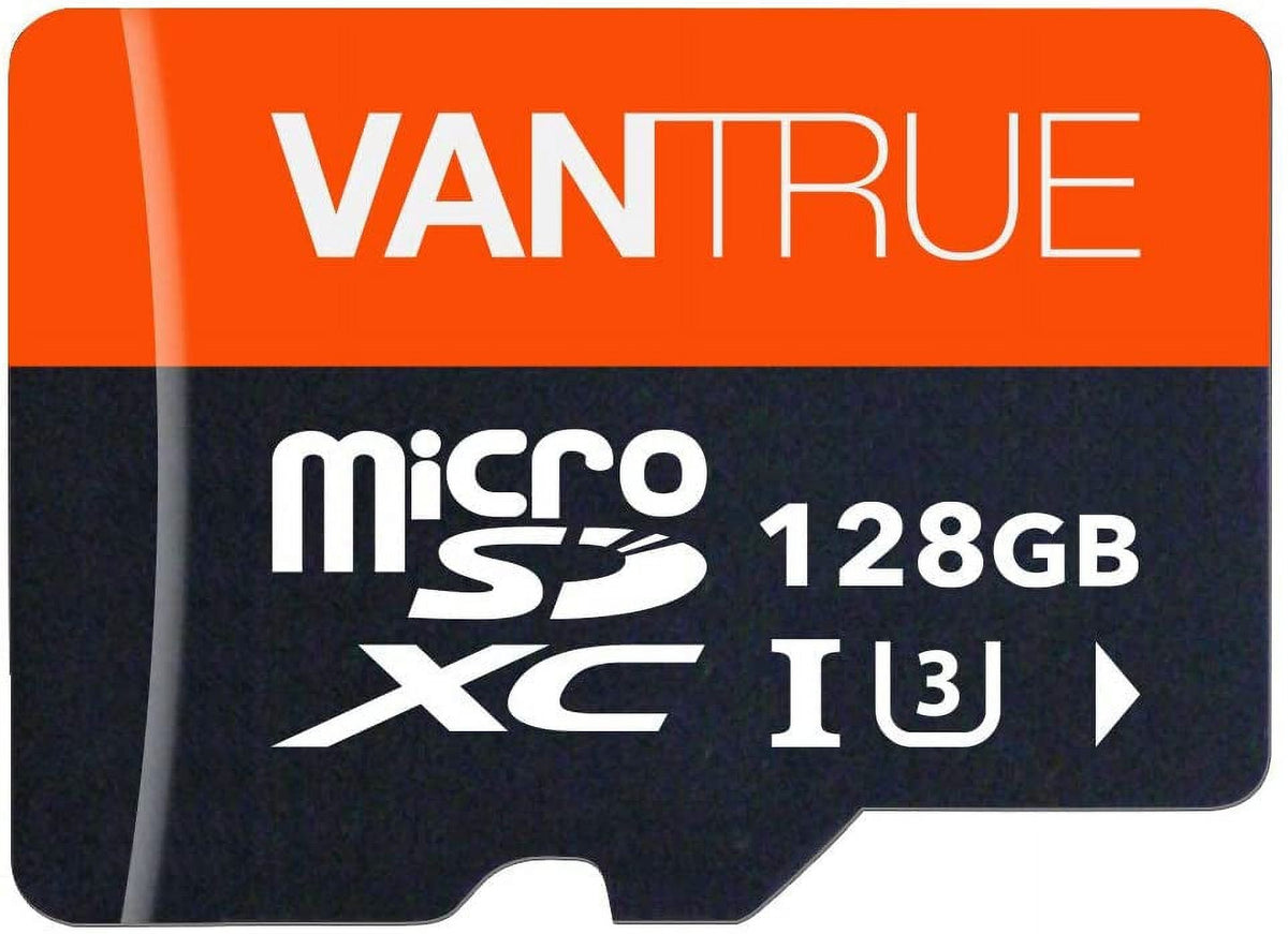 Body Security Camera, Cams, UHD Cams, Action V30 U3 Other 4K Adapter Class 10 Memory Dash with Video Vantrue 128GB Monitoring for Card Surveillance UHS-I MicroSDXC Cams &