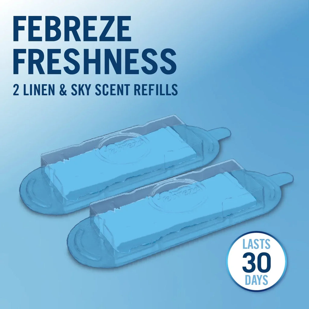Bundle Pack FRF102L Scent and Febreze 3 Linen Value Cartridge, Sky