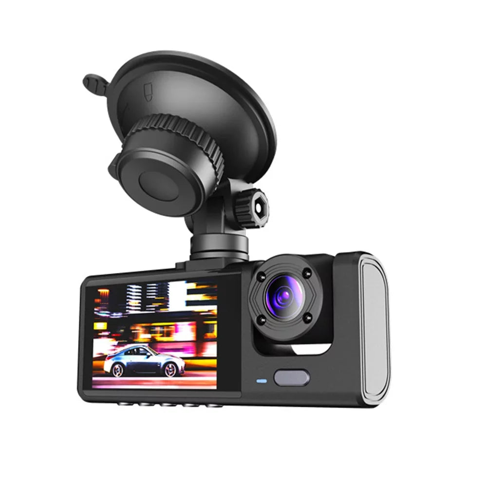Front/Rear/Inside Dash Cam G-sensor 1080P Dual Lens Jinyi Camera Video Car Recorder