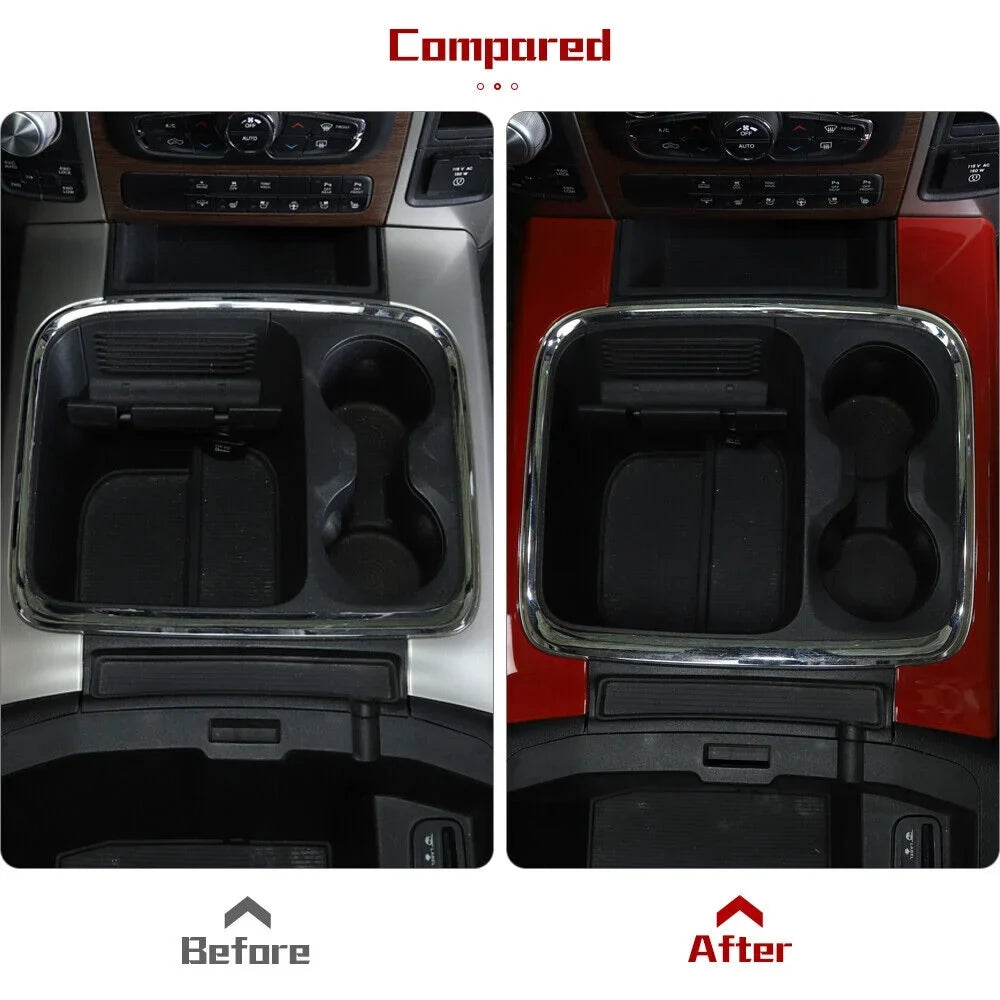 Cover Side Trim Decor Red Holder Teledu Front Cup Panel