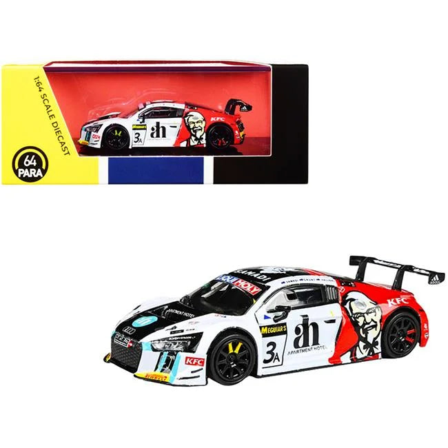 Audi 2017 Hour Samadi Ash Model Matt - R8 by Diecast Halliday for 2.75 KFC 1 - Gaunt Daniel in. LMS Bathurst Car 3 64 No. 12