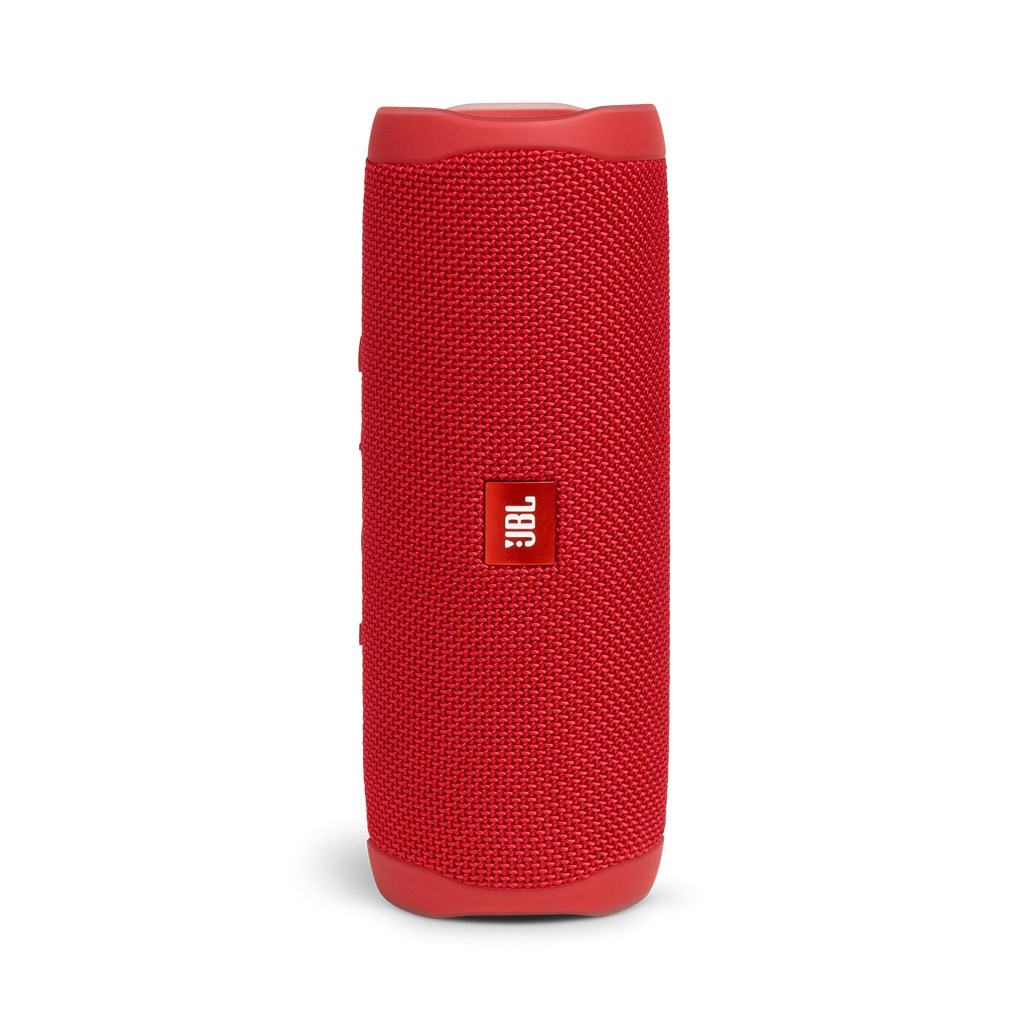 Red (Refurbished) FLIP Speaker, Waterproof JBL Portable 5 Restored