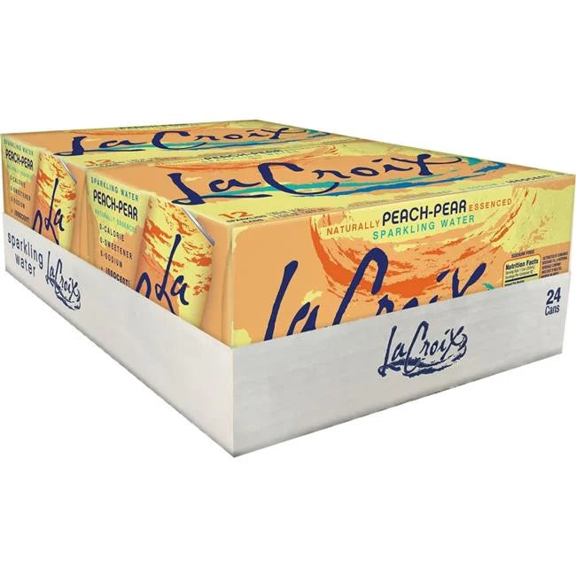 12 Pack - of Water oz Peach Pear Sparkling 12