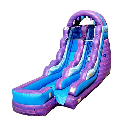 Kids Cotton Commercial JumpOrange Adults Candy Slide Grade and for (with Water Blower),
