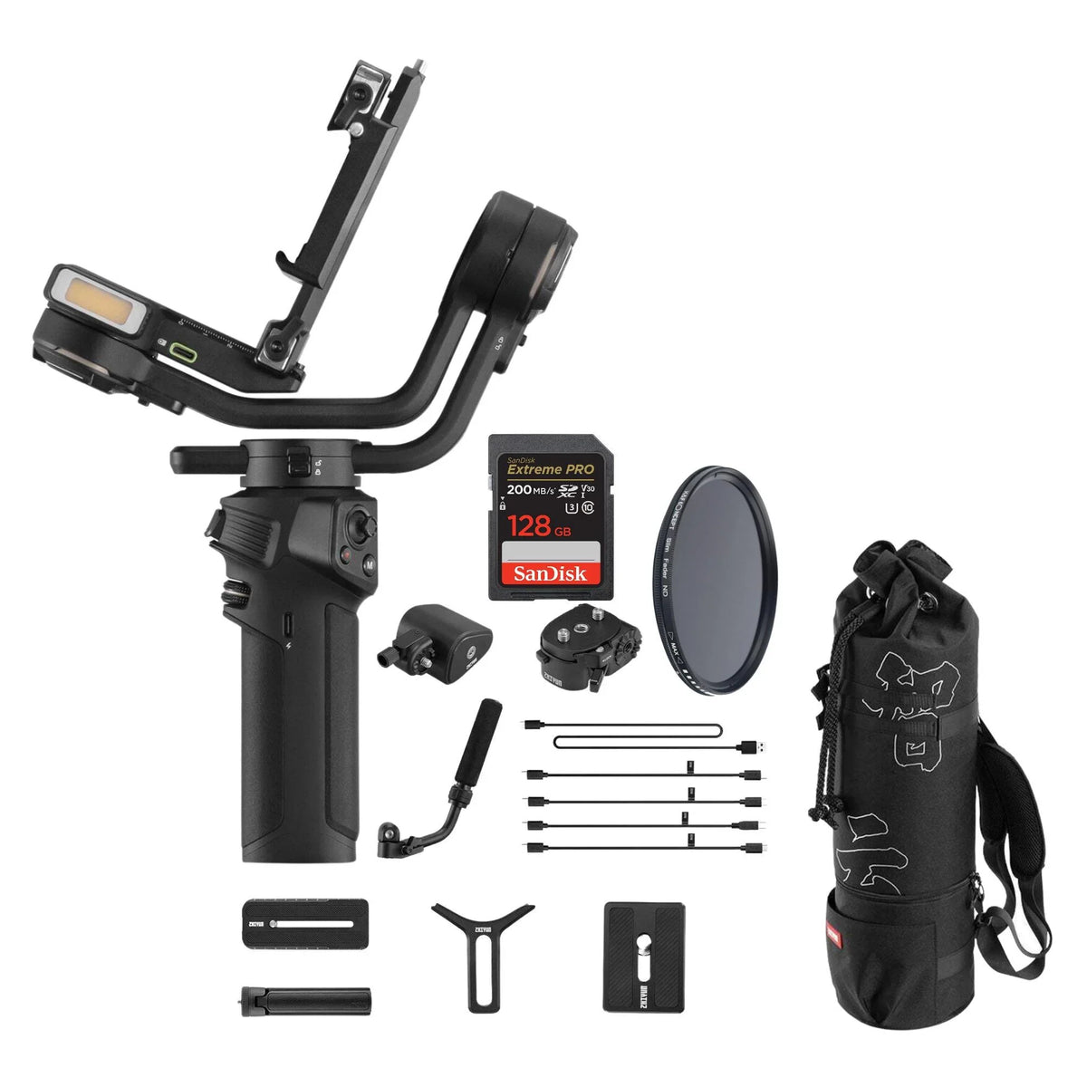 Mirrorless with and Cameras Zhiyun Filter Handheld DSLR for Stabilizer Lens Bundle Weebill 3S Gimbal