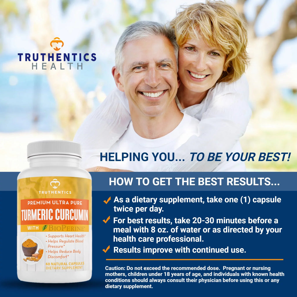 Turmeric - Each Fish Triple 3 Strength Omega Curcumin with Plus Oil Bundle Bioperine Count 60 650mg Truthentics