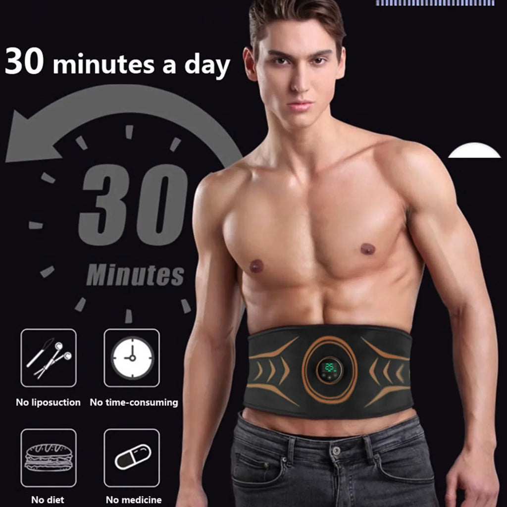 Radirus Abs Fitness Abs Suitable Muscle Belt Belt,Enhance Muscle Equipment Belt Fitness Belt Workout Fitness Abs Equipment Suitable Tone Stubborn Workout Fitness Belt Fat Suitable Dazzduo