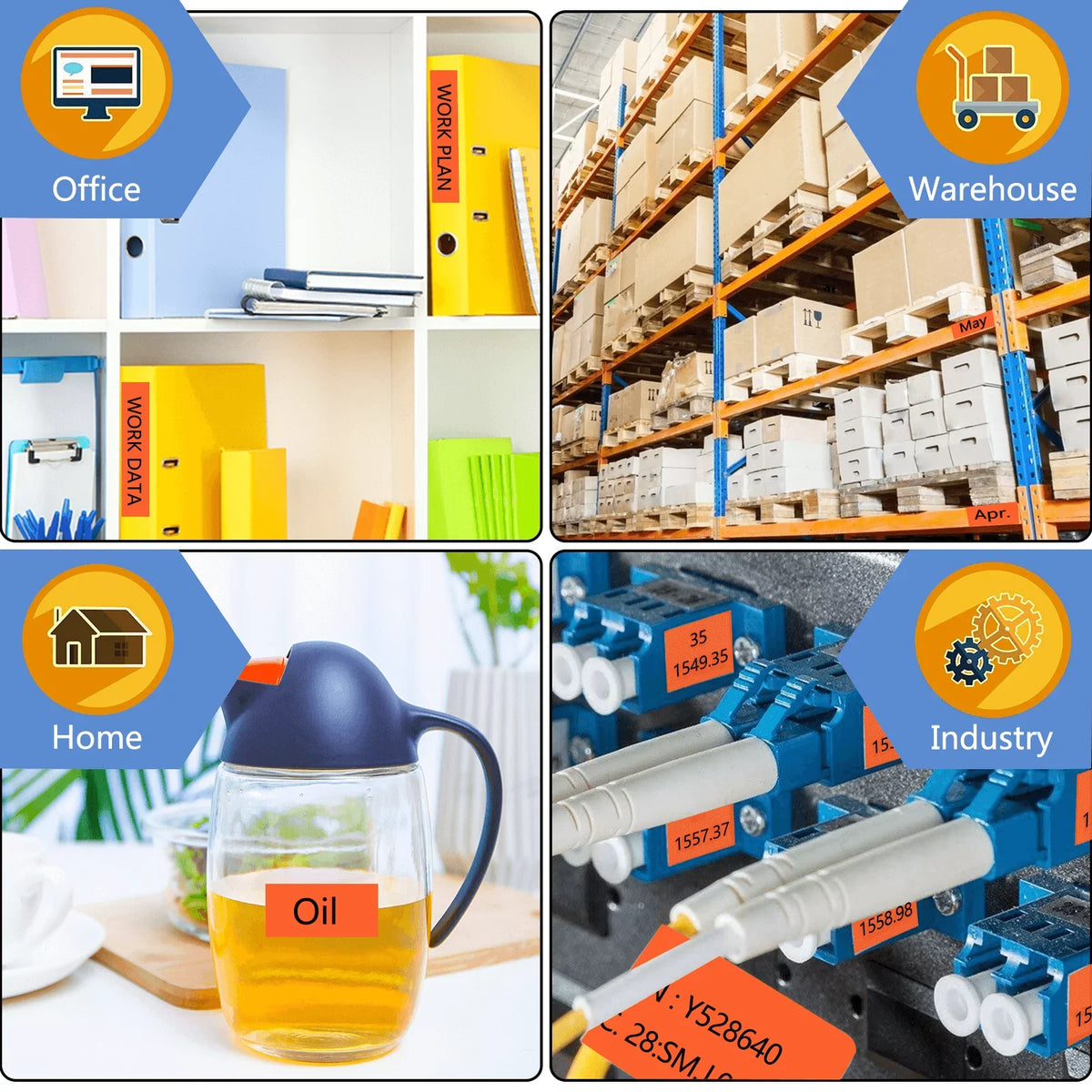 TZeB31 H110 Compatible Maker Label Brother 12mm Tape D400 PT-D600 Cube Laminated TZe 8 TZe-B31 TZB31 use Orange Black for in TZ P-Touch Pack GREENCYCLE Label D210 on Fluorescent TZ-B31 0.47''