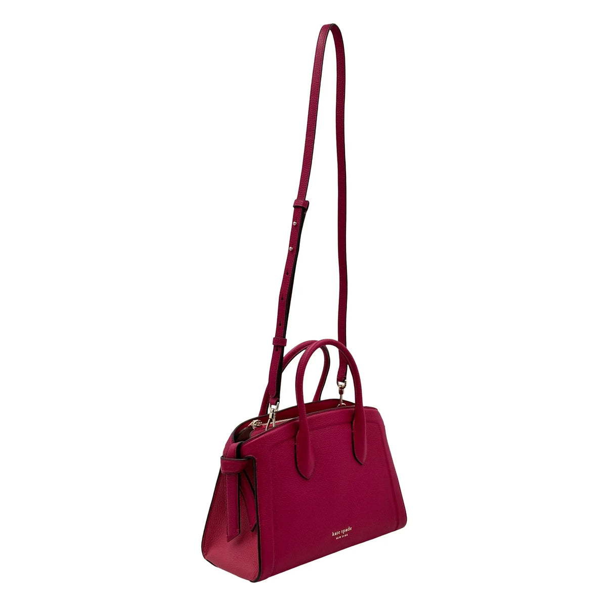 Satchel Colorblocked Medium - Kate Multi Top Spade Zip Knott Renaissance Rose
