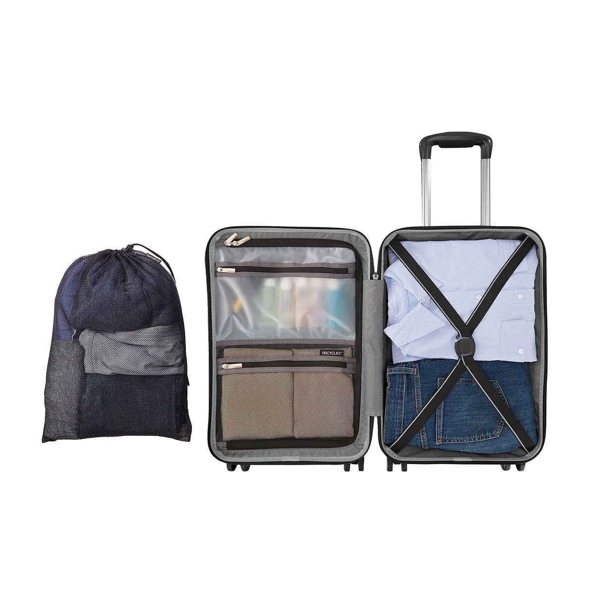 Samsonite Element 2-piece XLT Set, Silver Hardside