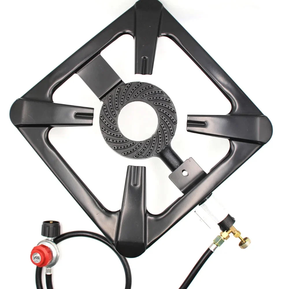 Walmeck Cooking , Stove Outdoors Cast Gas Camping Propane Stove, Stove Portable for Iron
