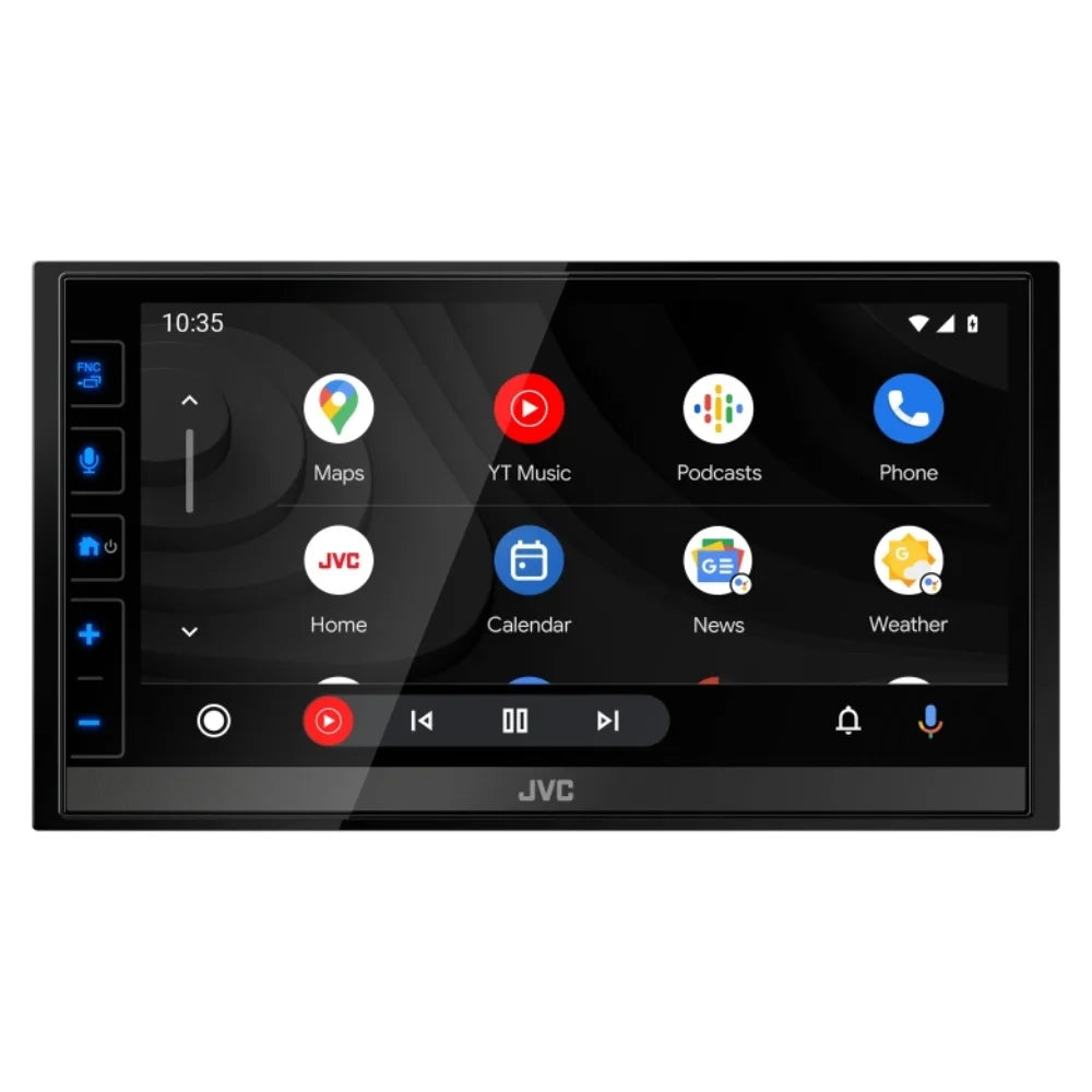 Bullet Shallow-Chassis Receiver JVC New Backup KW-M785BW w/ Camera Multimedia 6.8"