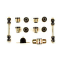 Suspension Full Chevrolet - Set End Bushings Size 1958 1964 Black Poly Front