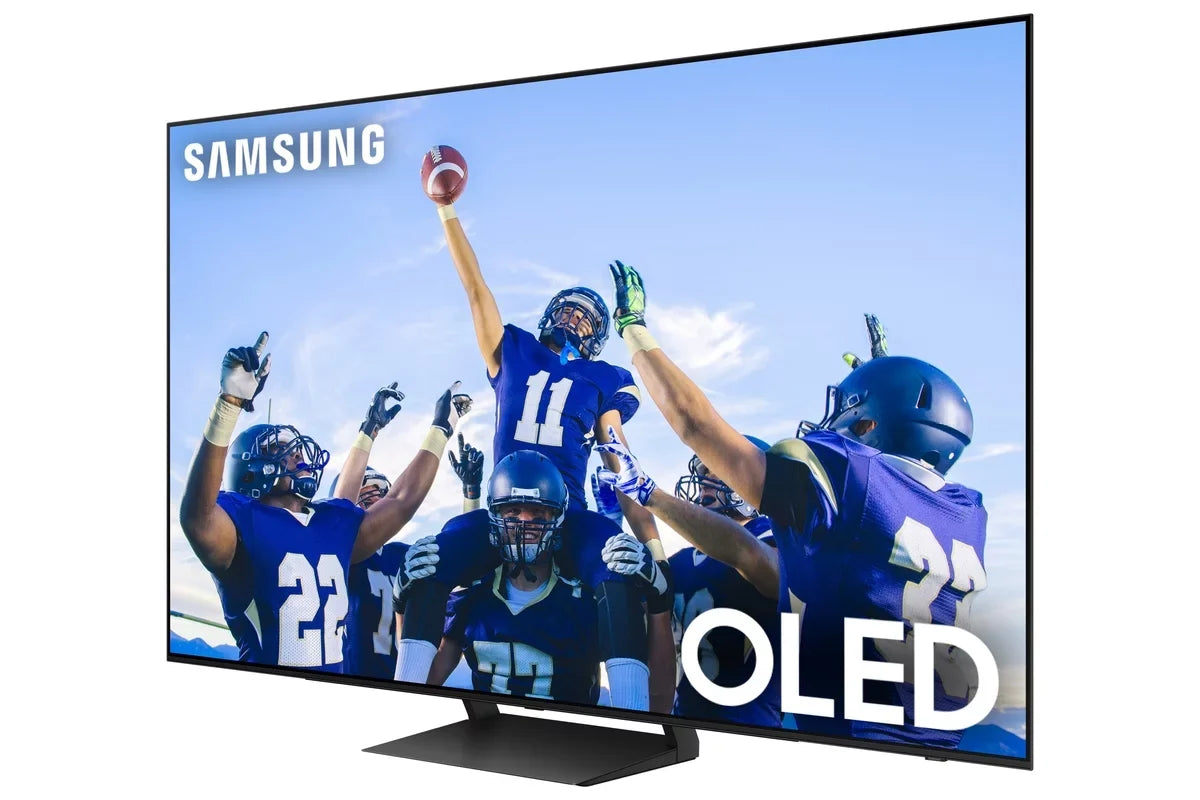 Upscaling OLED Samsung TV (2023) with QN55S90CAFXZA 2.1ch Subwoofer 4K 55" Smart AI Soundbar and Audio with HW-B550 Dolby with a Samsung