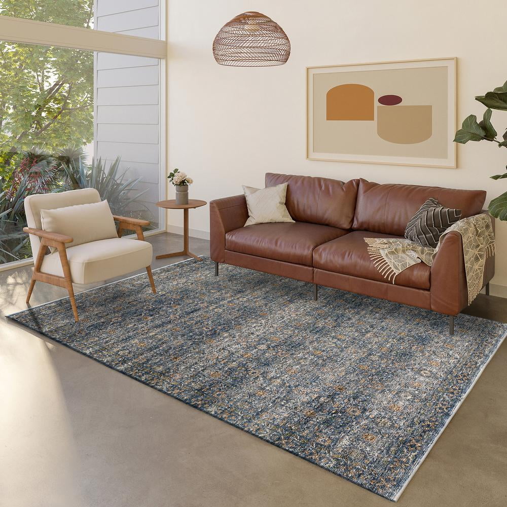 YA6 x Rug Dalyn 7'10" Rugs 5' Yarra Navy