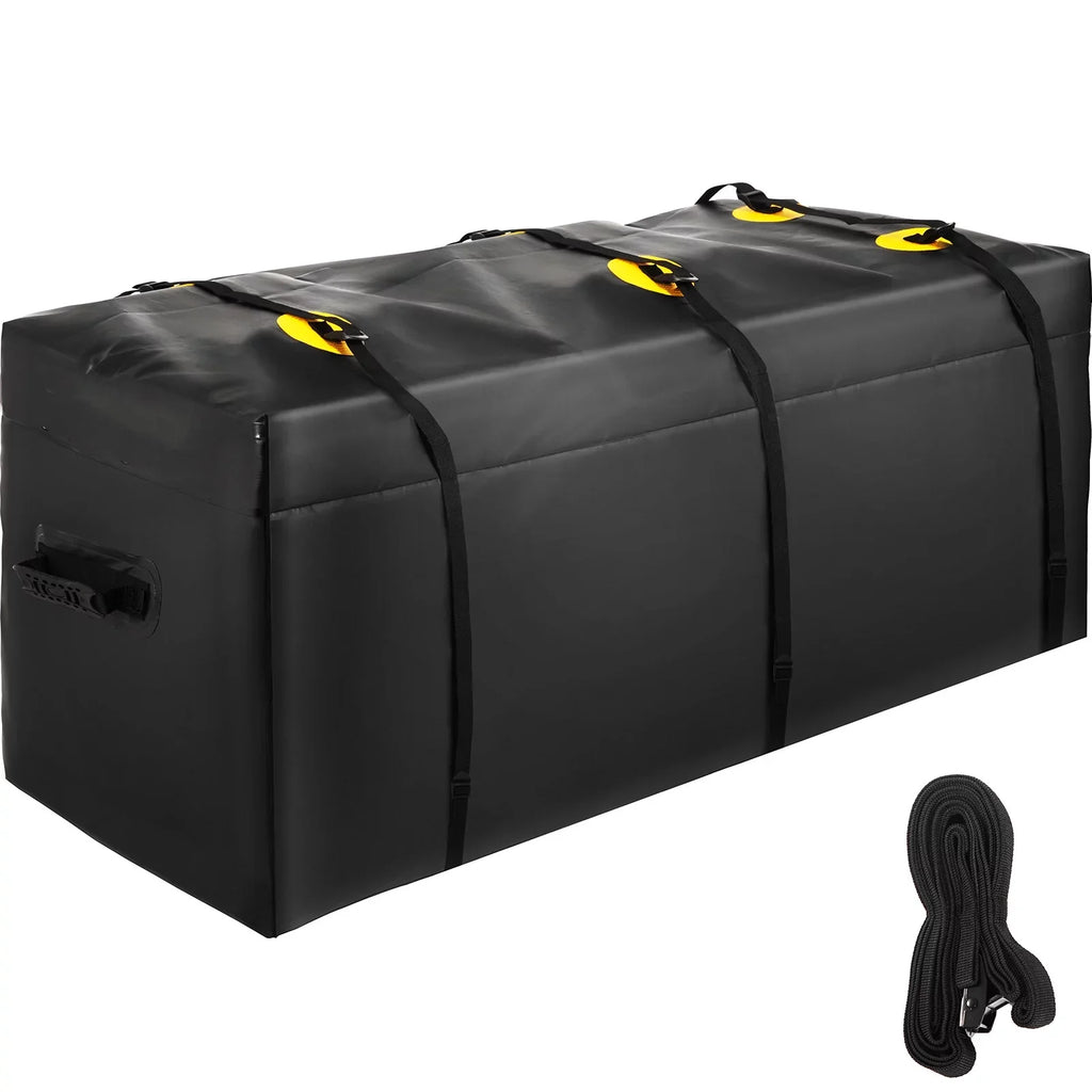 for Heavy Straps, Bag Hitch Cargo Cargo Hitch Cubic Reinforced Truck 48"x20"x22" Feet), 840D Carrier Fits Waterproof Hitch (12 Car Vans SUV PVC, with Basket BENTISM Carrier Bag, Duty