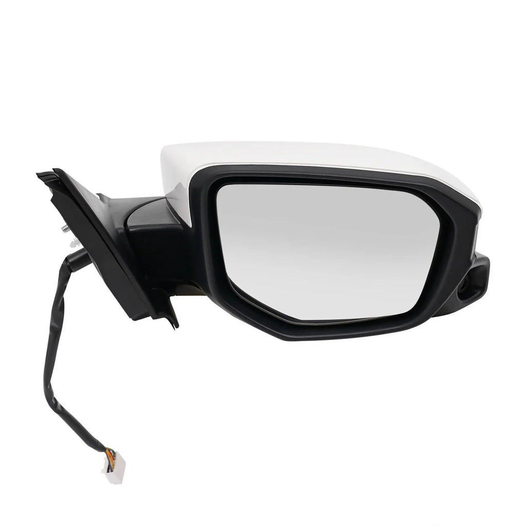 Fit Side Mirror Camera Sedan Honda Power White View Heated Right 2016-2020 Civic