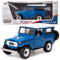 with FJ40 Land Toys Wheels Custom Model Blue 79323 FJ Cruiser J40 Diecast by Off-Road 1/24 Motormax All Royal Exclusive Toyota Star Cruiser
