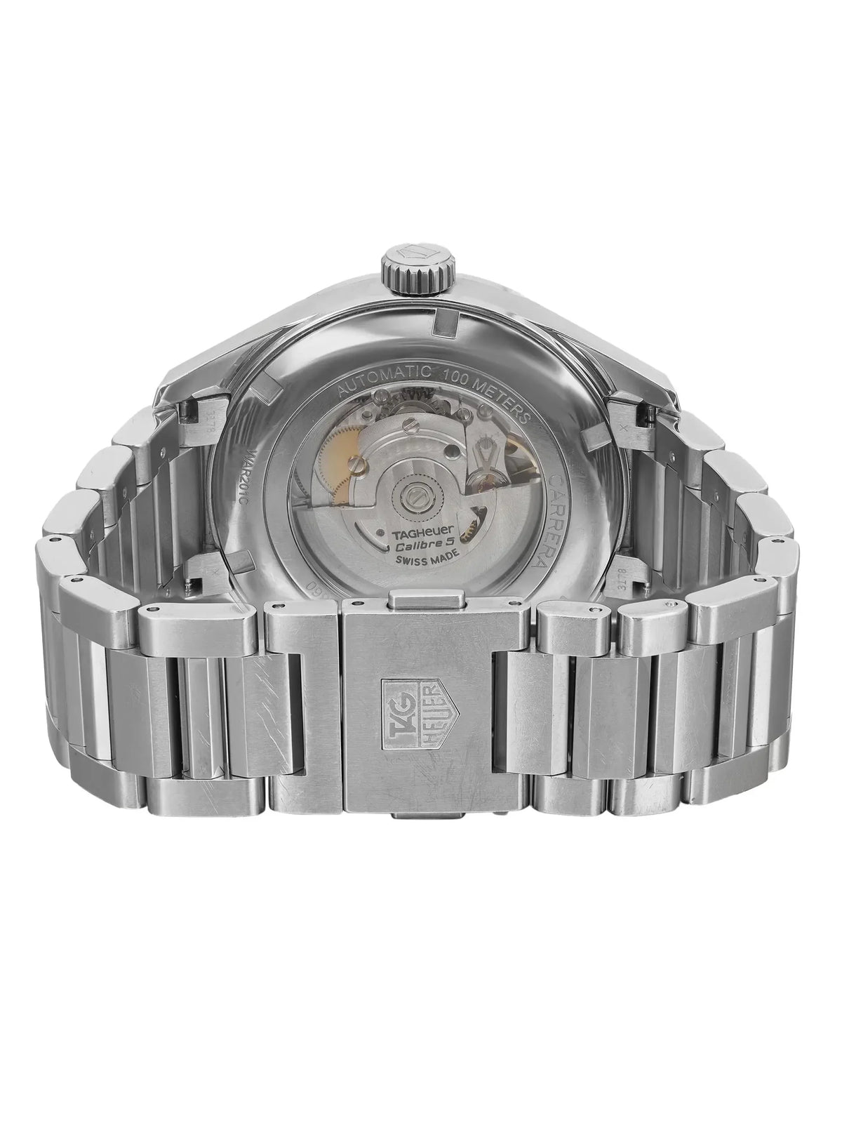 (Good) Pre-owned Day-Date Carrera Watch 41mm Heuer Steel WAR201C.BA0723 TAG