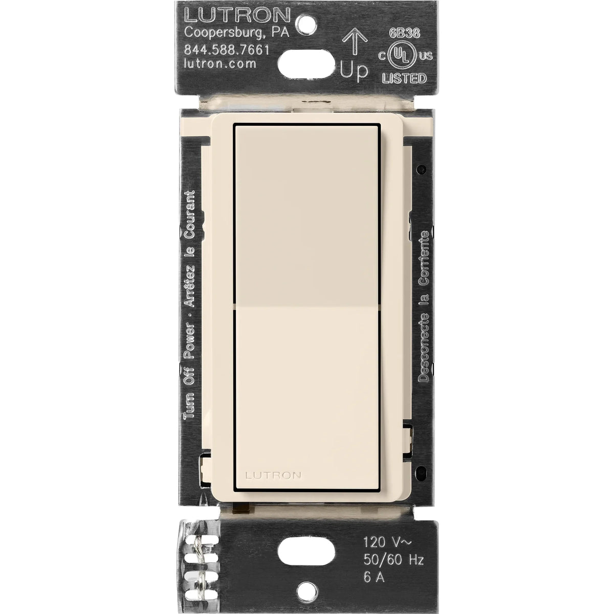 use Smart | Switch, with Accessory Smart Claro DVRF-AS-LA Diva Switch/Claro Switch Lutron Dimmer only for Light Almond | Smart